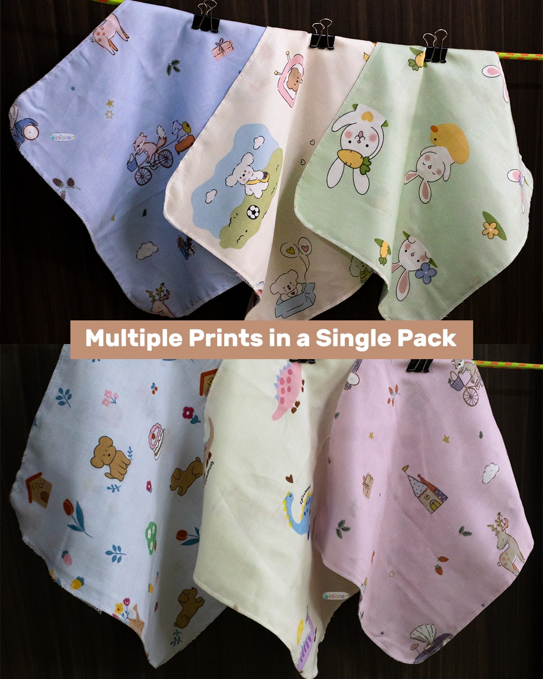 Infaneo 176A Washcloth - Prints
